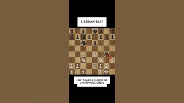 SIBERIAN TRAP #brilliant #chess #chessgame #gambit #chesstraps #trap #checkmate