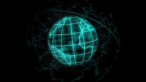 after effects 3d holographic earth