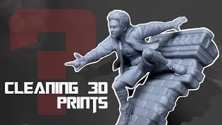 How to Clean your 3D prints Before Painting Them.