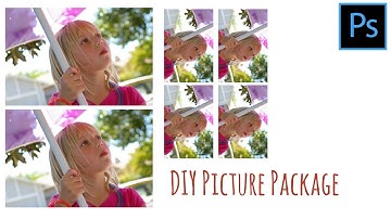Photoshop - DIY Picture Package - print multiple images at a time