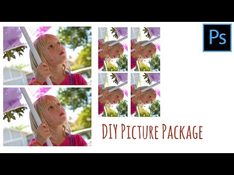 Photoshop - DIY Picture Package - print multiple images at a time