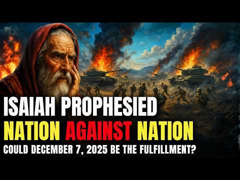 ISAIAH PROPHESIED NATION AGAINST NATION IS DECEMBER 7 2025 THE FULFILLMENT