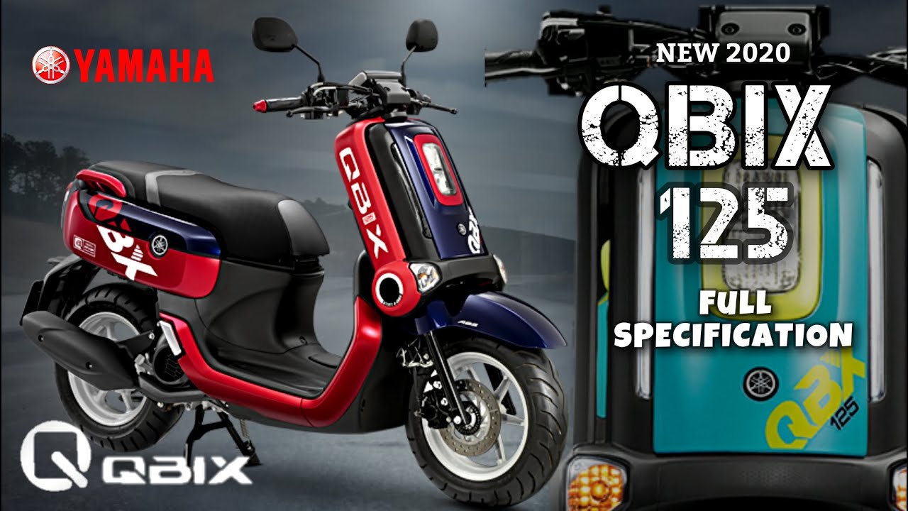 2020 Yamaha QBIX 125 scooter. Full Specification - YouTube