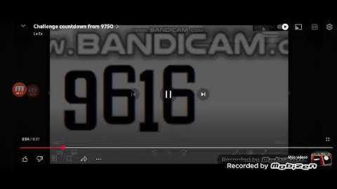 Challenge countdown from 10000