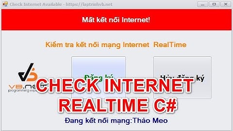 [C#] How to check internet connection Winform