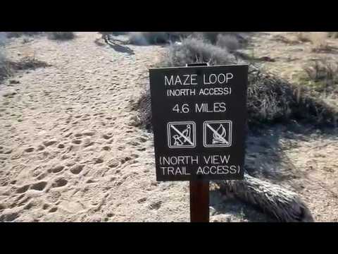 Hiking Joshua Tree National Park Maze Loop Area Youtube