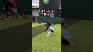 1v1⚡️ Crazy Skills 🤯👏 #foryou #football #skills #1v1 #crazy #training #kids #shorts #viral