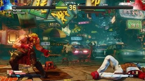 SFV-First Ranked Match w/ Alex in months