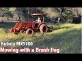 BRUSH HOGGING with Kubota and Damaged Oil Pan