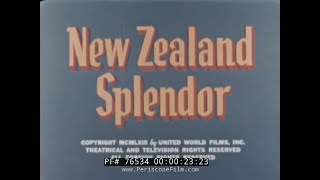 1960s NEW ZEALAND TRAVELOGUE FILM  76534