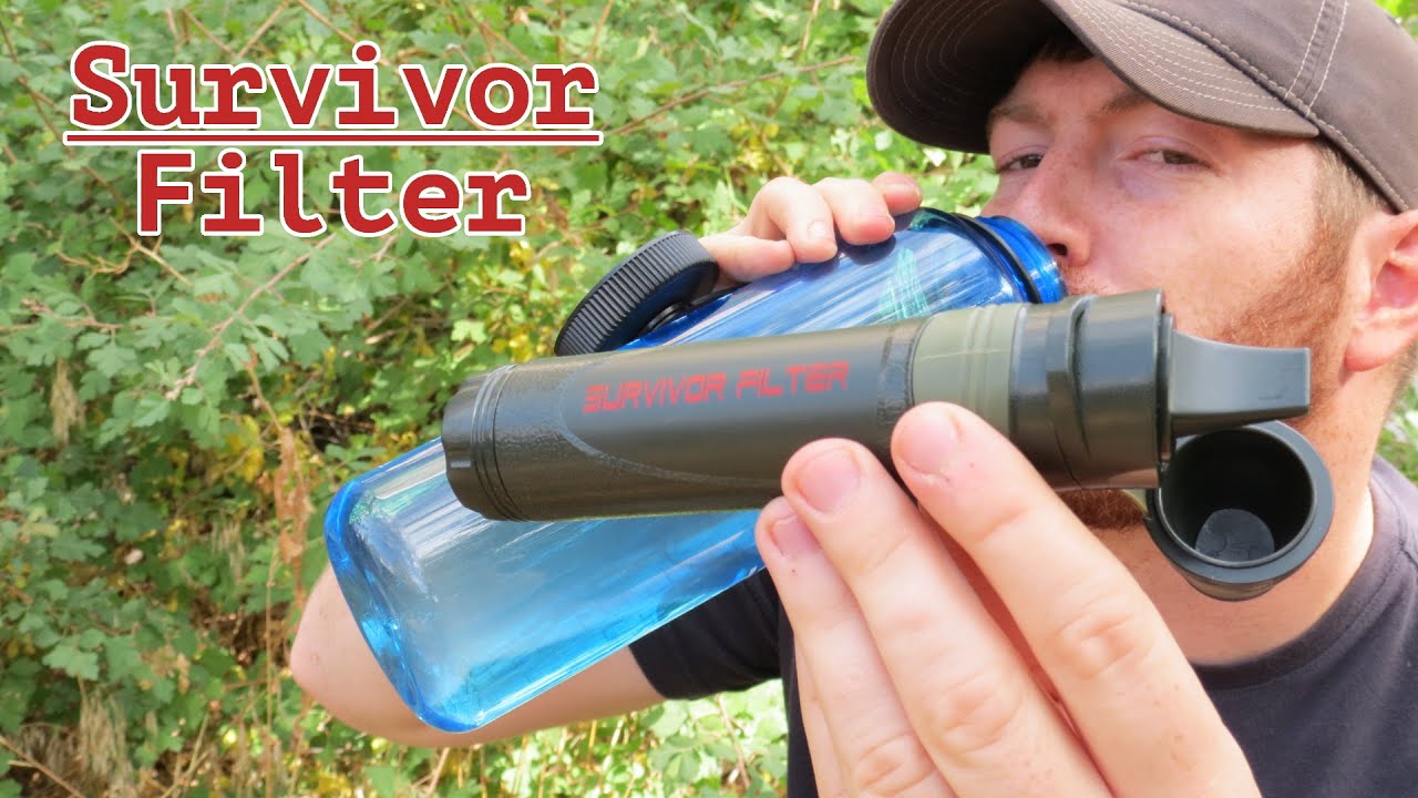 Survivor Travel Water Bottle with Filter