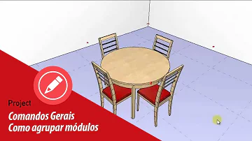 Como faço para agrupar no Promob?
