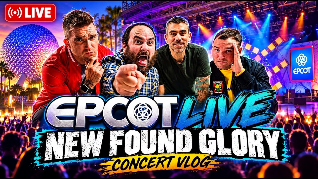 🔴 New Found Glory LIVE at EPCOT | Eat to the Beat  Walt Disney World