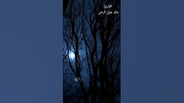 تلاوات مختارة للقارئ خالد خليل الرحمن - سورة النجم