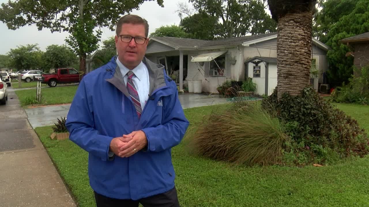 Port richey pickup truck crashes into home YouTube