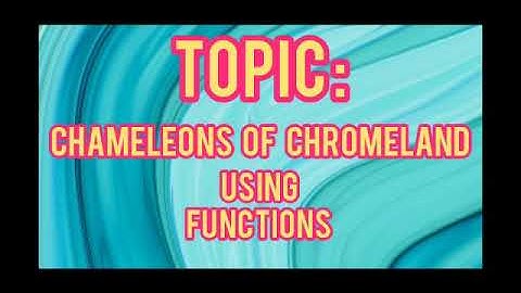 12CS Lesson 1 function