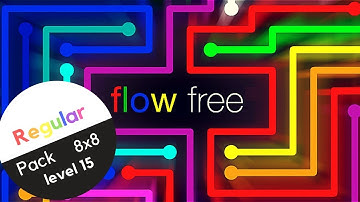 Flow Free-Regular Pack 8x8 Level 15 Cheats Daily Puzzles Solutions