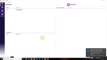Electra ECA Wallet Backup