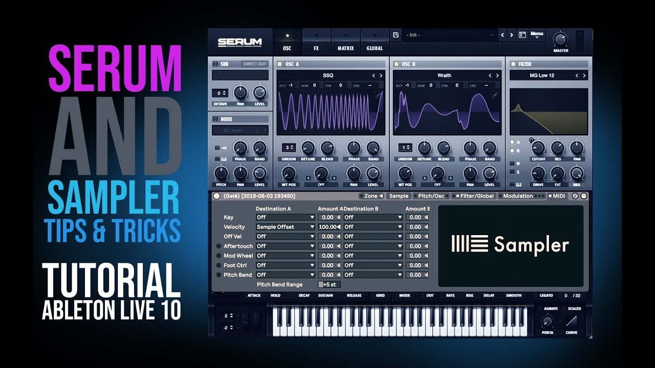 Tutorial Psytrance - psy lead - Serum and sampler- Tips & Tricks ...