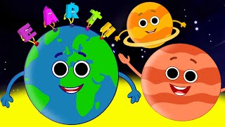 Planets Song, Solar System For Kids, Educational Video By Mr Alphabet