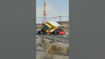Realistic Highway Car Crashes #232