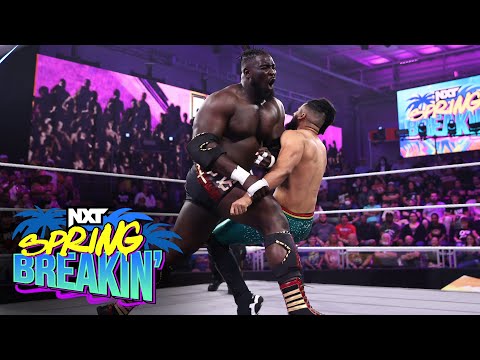 Oba Femi clinches a victory in his NXT debut: NXT Spring Breakin’ highlights, April 25, 2023