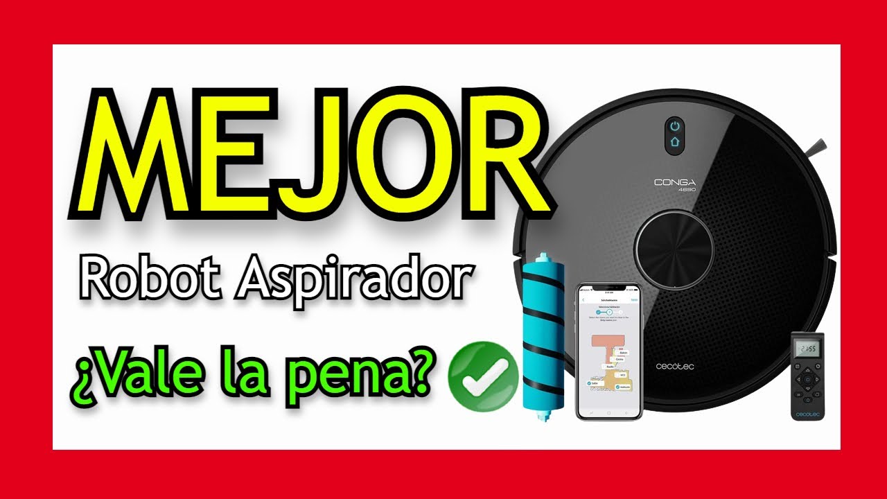 🥇 MEJOR ROBOT ASPIRADOR Y FREGASUELOS - Cecotec Conga 4690 Ultra ¿Es Útil  Un Robot Aspirador? ✔️ - YouTube
