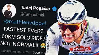 Mathieu van der Poel Roubaix 60KM Solo was HILARIOUS by Cycling Highlights 30,063 views 1 month ago 10 minutes, 2 seconds