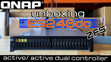 QNAP ES2486dc All FLASH NAS - unboxing and Overview