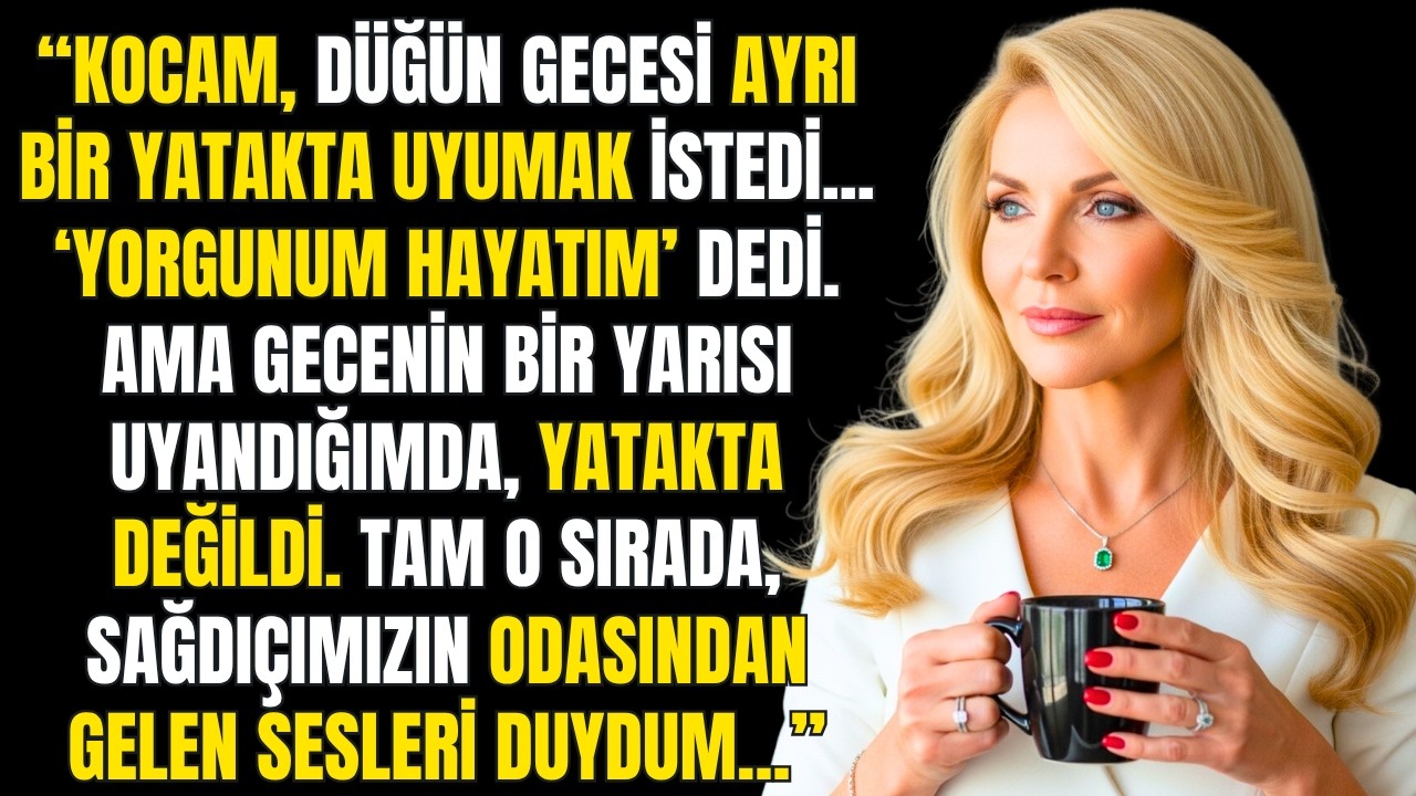 KOCAM, DÜĞÜN GECESİ AYRI BİR YATAKTA UYUMAK İSTEDİ... O ANDA...