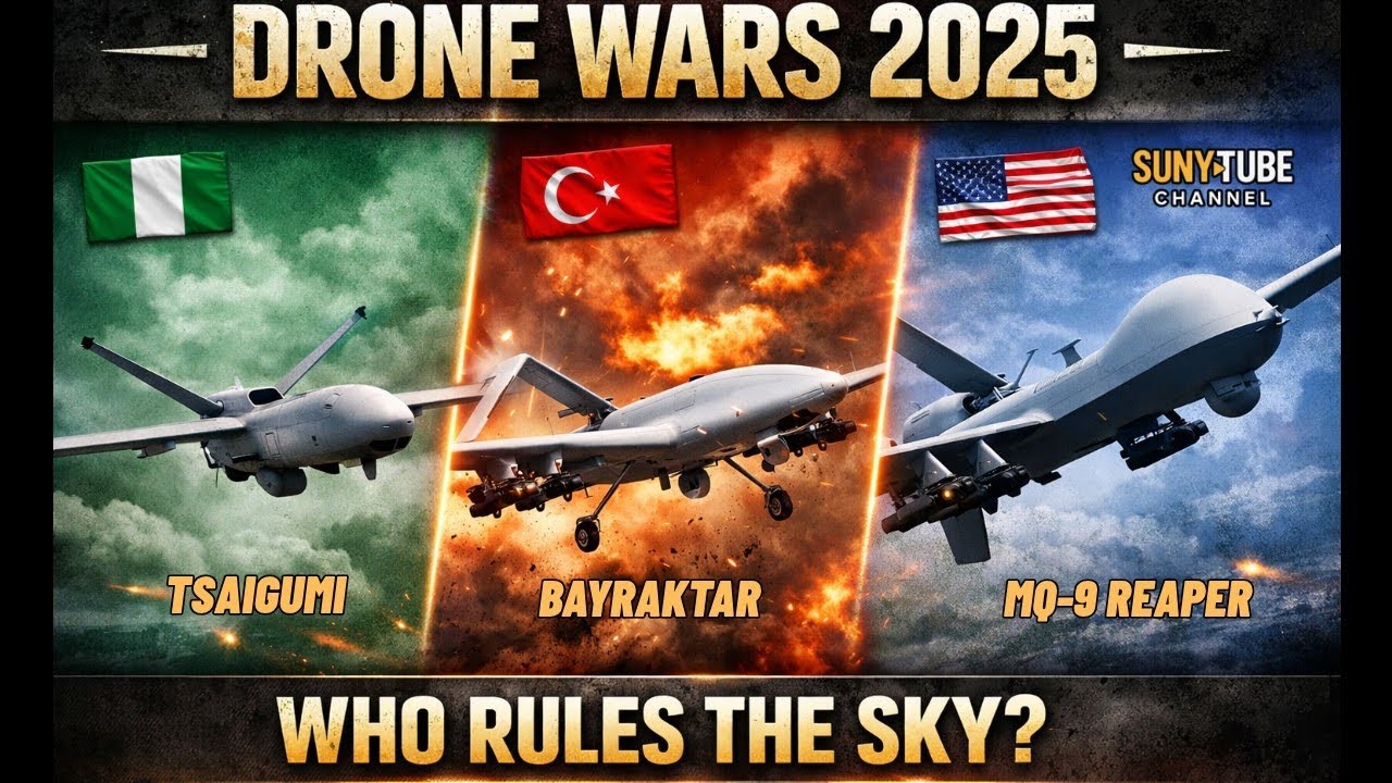 Tsaigumi vs Bayraktar TB2 vs MQ-9 Reaper — Which Military Drone Rules the Sky in 2025?