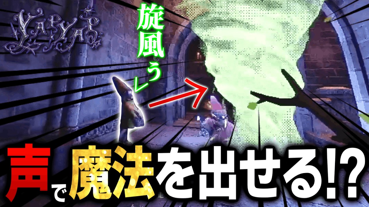 【YAPYAP】実際に呪文を唱えて戦うゲームが楽しすぎる件について！！