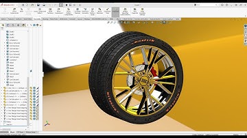 Fast Version: How to design a brake calliper and brake disk in Solidworks