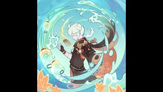 Puzzle solve Anemo Pillar geo Pillar Pudding isle Golden Apple Archipelago 2022 Genshin Impact 2.8