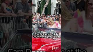 Cara Delevingne at the 2025 WeHo Pride Parade
