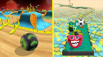 Going Balls Vs Action Balls All Levels Gameplay Android iOS #51