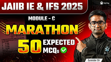 JAIIB May 2025 IE and IFS Marathon | JAIIB IE and IFS MCQ Questions | JAIIB IE and IFS Preparation