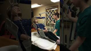 MultiCare Home Health Hoyer transfer training