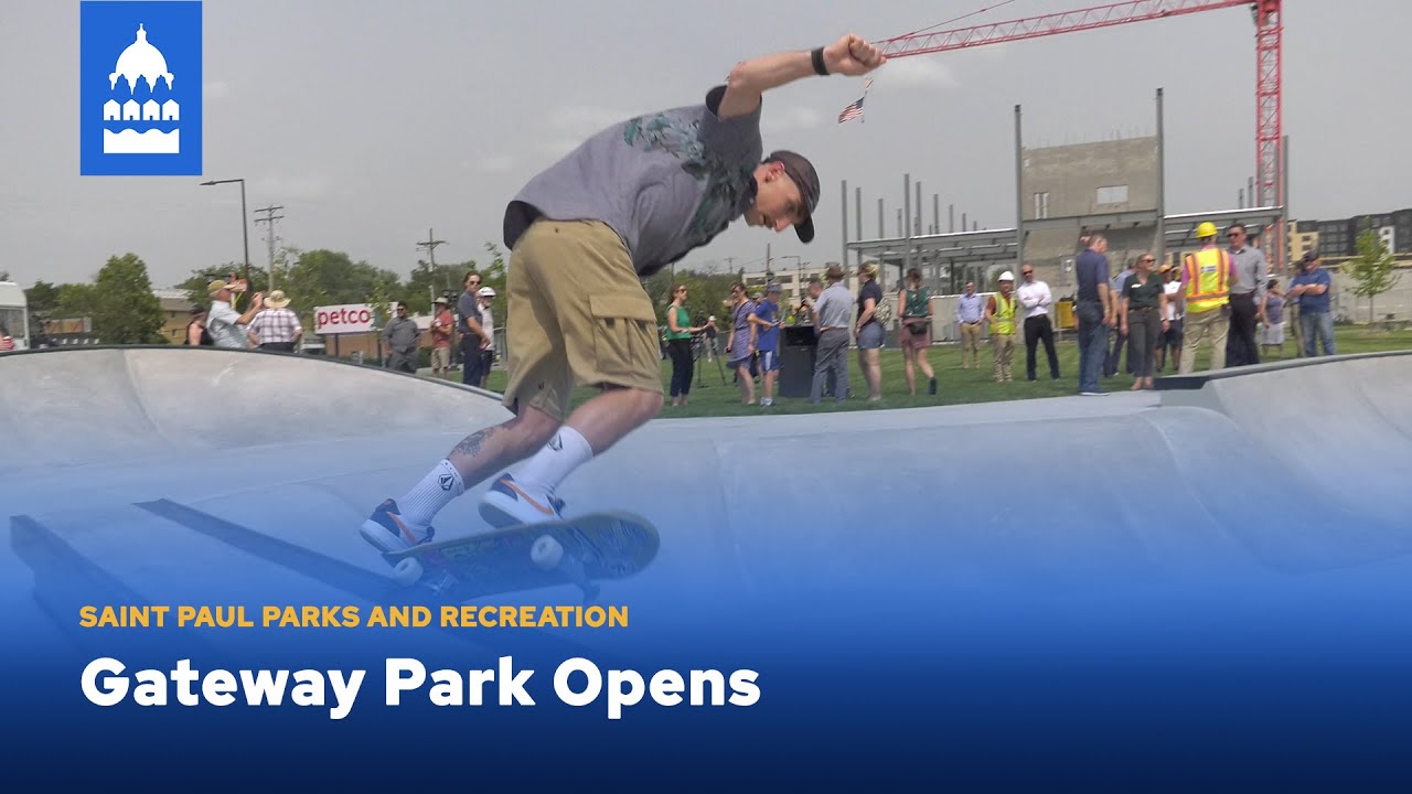 Gateway Skate Park Opens in Saint Paul