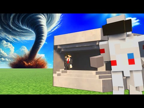 Surviving a MASSIVE TORNADO in a Bunker with Spycakes in Teardown Mods!