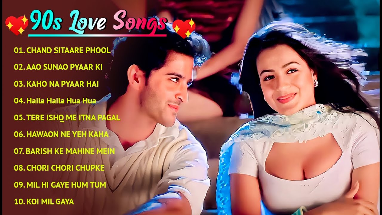 90S Love Hindi Songs  90S Hit Songs  Udit Narayan Alka Yagnik Kumar Sanu Lata Mangeshkar