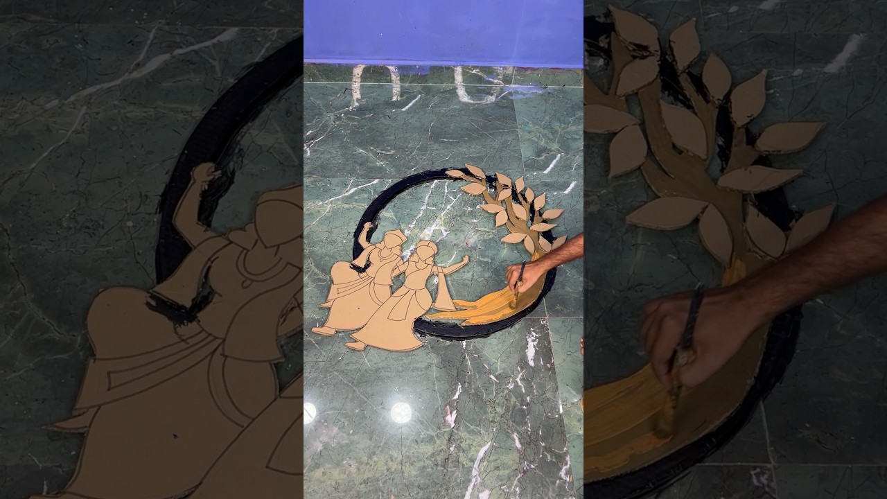 Radha Krishna DIY wall decor 