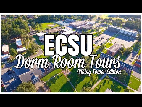 ECSU| VIKING TOWER| DORM ROOM TOURS| RESIDENCE HALL | PT 1 | CAMILLE DEADRA