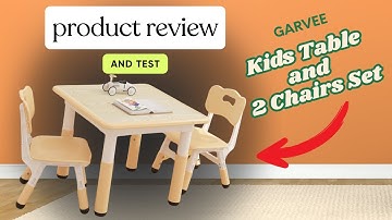 This 4-in-1 Kids Table Set Does It ALL! | GARVEE Activity Table Demo