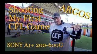 My First CFL Game! It was so cool to Photograph the Argonauts up in Toronto for the very first time.
Im trying to check things off my bucket list and Ive always wanted to shoot a CFL game in Canada. My wish came true with help from my buddy Reuben Polansky-Shapiro, who was interning for the Argos last year when I got to go. After shooting college and NFL ball for over 30 years, it was awesome to finally get to shoot on the massive field that dwarfs our US sized fields.
CFL games are much faster with only three downs instead of four and deep end zones for the air game. I had a gas up there and Canadians are such nice people!!! I love Toronto and cant wait to return again soon. Tim Hortons is always good and I had my first flights on Porter Airlines as well this trip. I listened to a lot of RUSH while doing street photography up there too an added bonus! I shot the game with the Sony a1 and the FE200-600G lens. This combination with punch-in gave me a 200-900mm lens, which I needed every bit of to cover the massive field.
Please consider using my Affiliate Links for purchase:
Sony A1 camera: https://amzn.to/4aA0BR7
Sony FE200-600G lens: https://amzn.to/3Uv8D8s My First CFL Game! It was so cool to Photograph the Argonauts up in Toronto for the very first time.