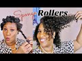 Sponge Rollers on Dry Hair | Comfortable overnight heatless curls