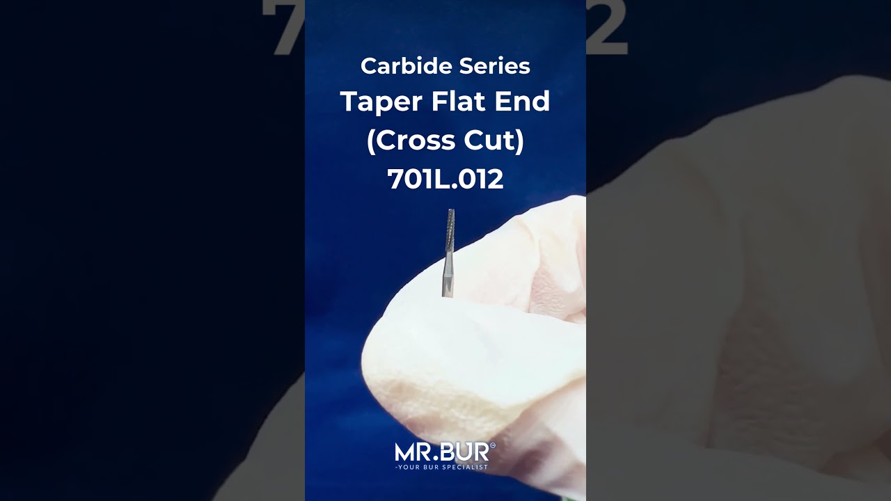 Taper Flat End Carbide Bur | Carbide Dental Bur