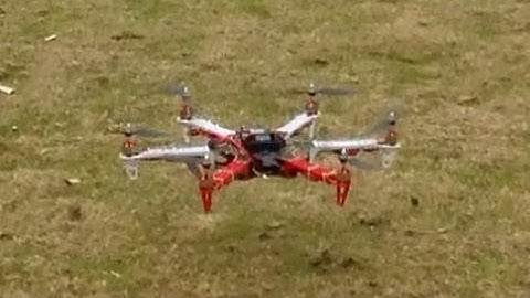 HobbyKing Hexacopter H550 KK2 DJI F550 First Flight