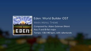 [Eden - World Builder soundtrack] Main Menu Theme
