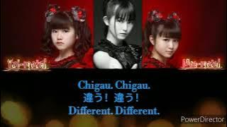 Babymetal YAVA!!! [Color coded lyrics ROMAJI] [Romaji, Japanese and English Translation]
